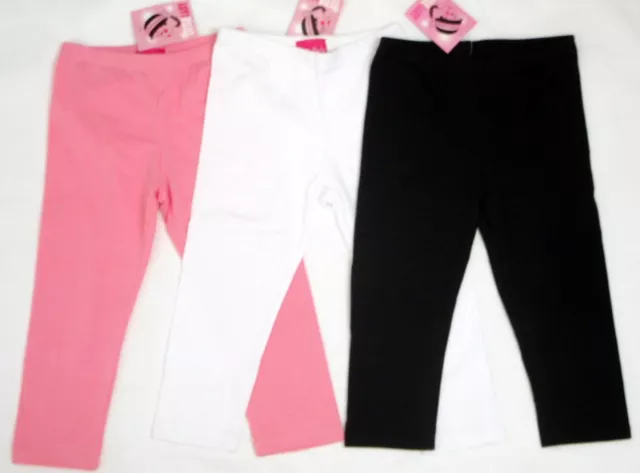 Kids Girls 3/4 Legging Pants Size 3-7 FREE Post on each additional items New!!!