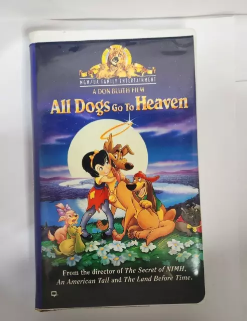 All Dogs Go To Heaven NEW VHS 1998 MGM Family Entertainment