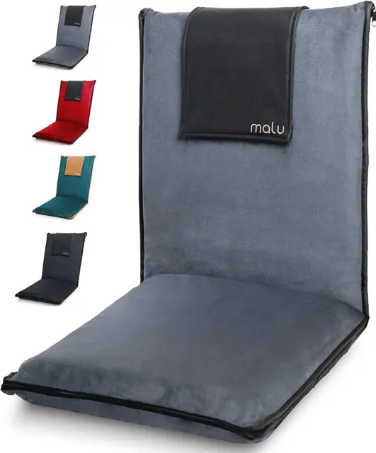 Orthologics Folding Floor Chair Gaming Yoga Camping Seat Adjustable Lounger  OL18