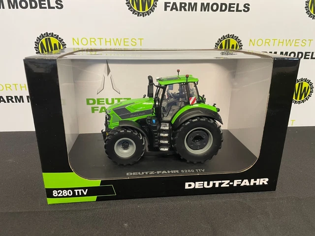 Modèle Réduit 1/32 Universal Hobbies Tracteur Jouet Universal Hobbies 1:32 – Deutz-Fahr 6150.4 RVSHIFT Brilliant – Modèle Réduit Diecast 2024 Playmobil Tracteur Avec Remorque