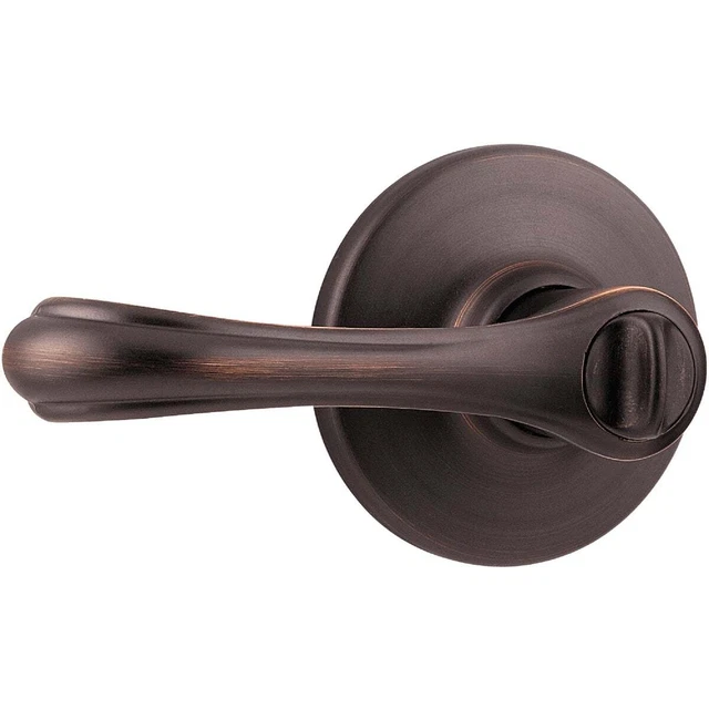 Weiser Venetian Bronze Alfini Privacy Door Lever  GLC331 AI11P MS 6LR1 V1 Weiser