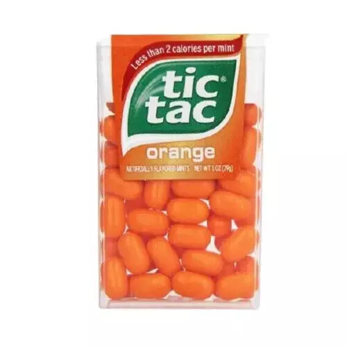 TIC TAC VARIETY FLAVOURS SWEETS 5 x 18g LIME, ORANGE, MINT,FRUIT,CHERRY  COLA,ETC