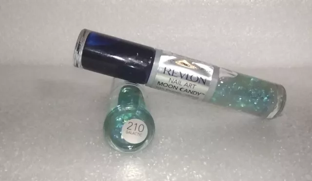 Nail Polish REVLON MOON CANDY NAIL ART 2-IN-1 NAIL ENAMEL 210 Galactic 2pack New