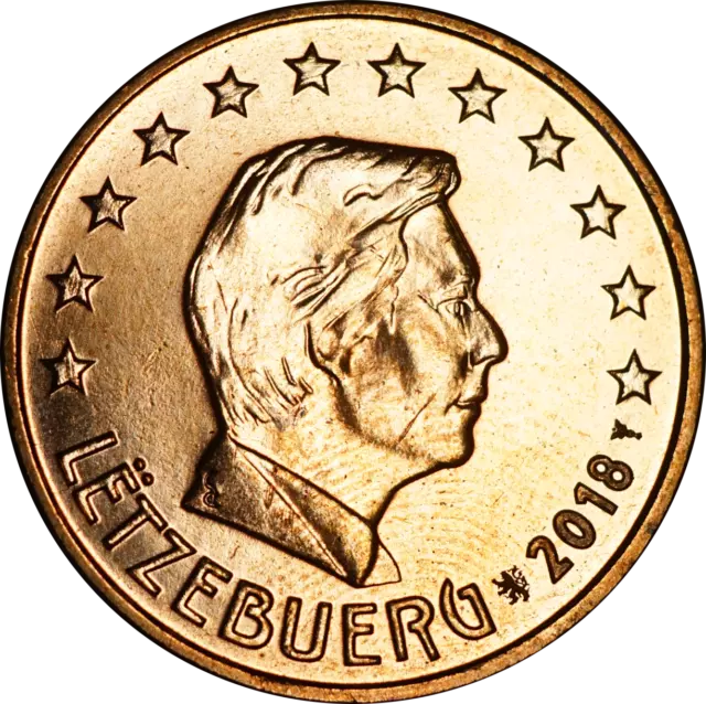 Euro Luxembourg 5 Cent Coin 2002/2018 BU Pick the coin you want