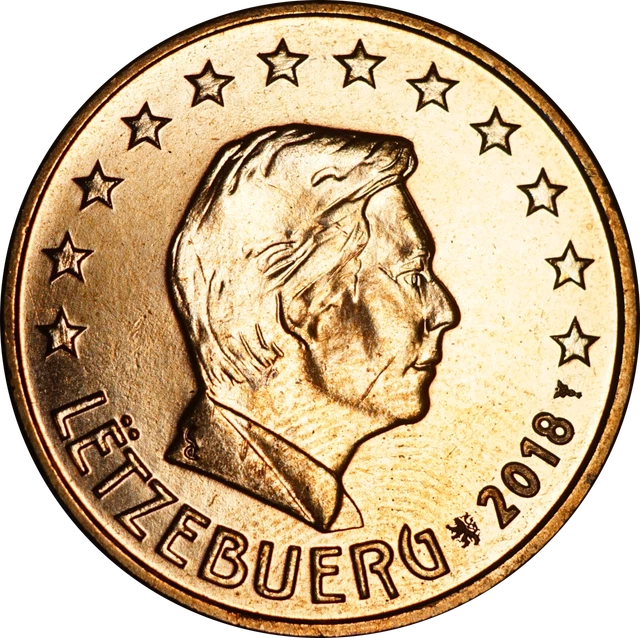 Euro Luxembourg 5 Cent Coin 2002/2018 BU Pick the coin you want