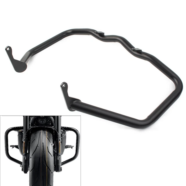 TCMT Vivid Black Engine Guard Crash Bar For Harley Touring 2009-2024