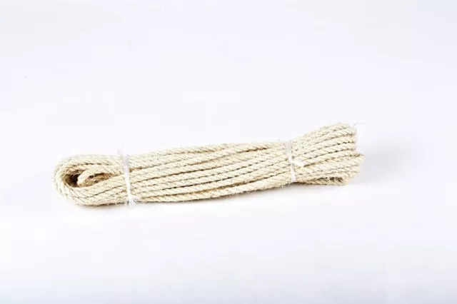 Sisal Rope Twisted Braided Decking Garden Pets Cats Crafts 6mm-24mm NEW