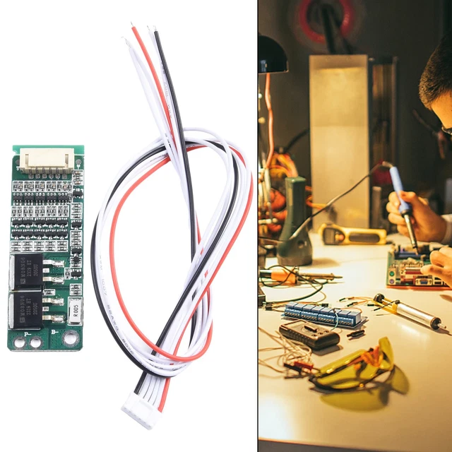 Modulo BMS PCM 15A Per Batteria LiFePO4 2S 6.4V 7.2V - Circuito Protezione
