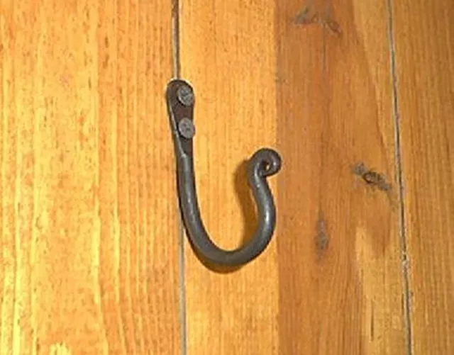 Small Wrought Iron Hook Hand Forged by PCBS H#3 Glad to do custom work