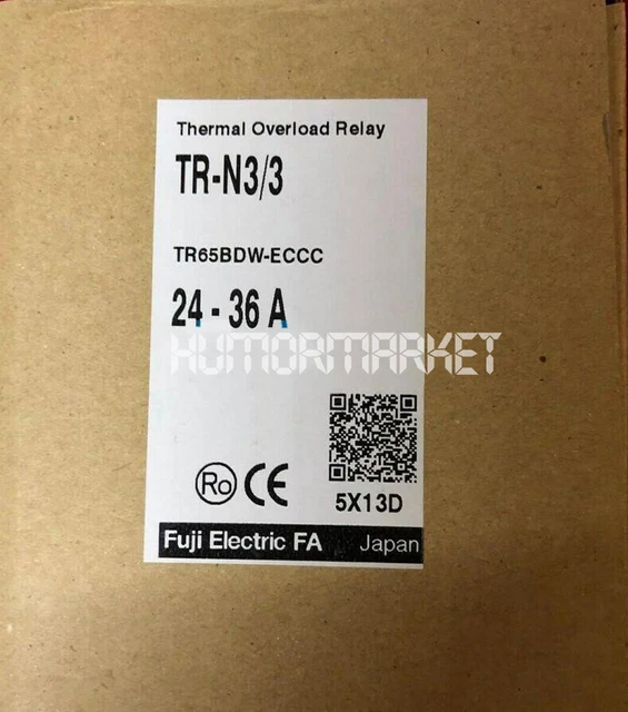 1x New FUJI TR-N3/3 Thermal overload protection relay 24-36A 28-40A 45-65A