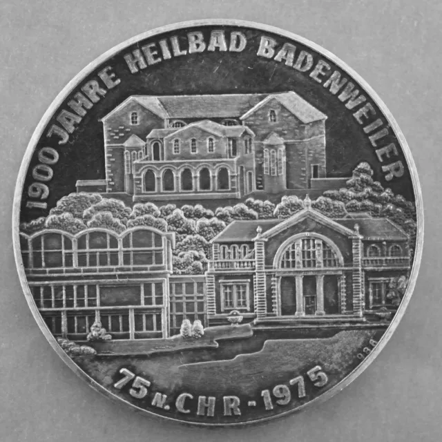 Silber 986/000 Medaille: 1900 Jahre Heilbad Badenweiler von 1975