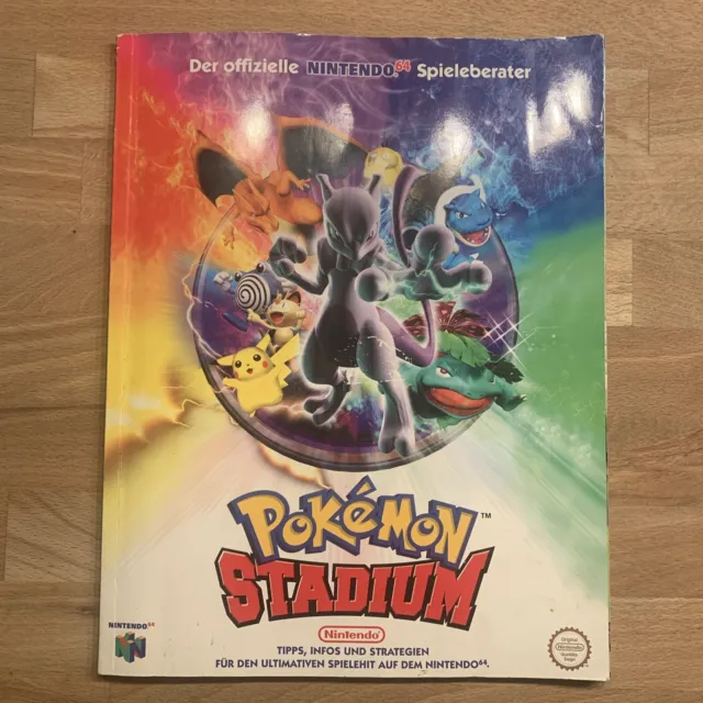 Pokemon Stadium Nintendo 64 Spieleberater Lösungsbuch N64 akzeptabler Zustand