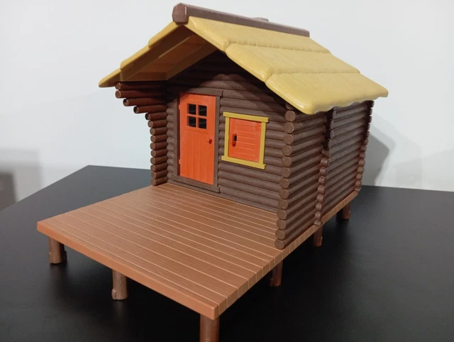 Playmobil 3826 Cabane du pêcheur vintage camping aventure vacances