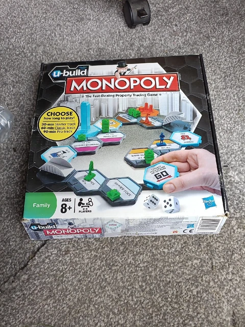 Monopoly Build HASBRO U-BUILD MONOPOLY Family Board Game - Pre-owned £3.99 - PicClick UK