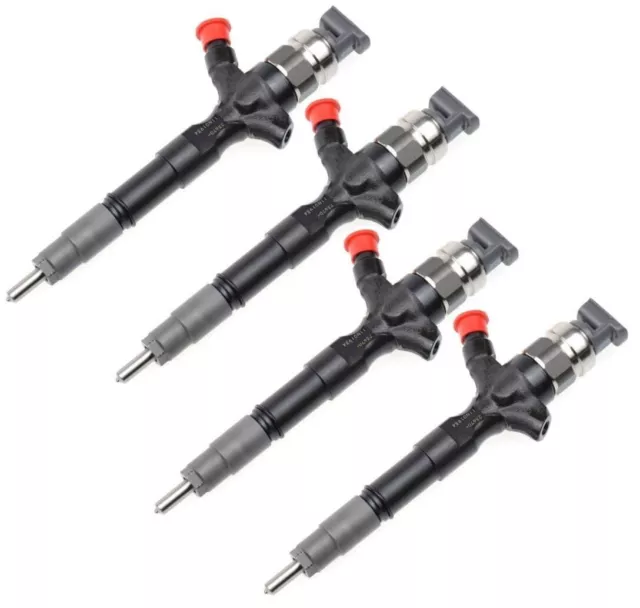 4 Diesel Fuel Injectors for TOYOTA PRADO HILUX D4D 3.0L KUN26 1KD INJ175 4 Diesel Fuel Injectors for TOYOTA PRADO HILUX D4D 3.0L KUN26 1KD INJ175