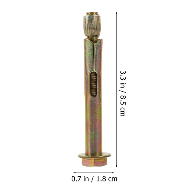 Origin8 Cale Et Boulon D'Expansion 180 Mm - Acier Allié Argenté - Neuf