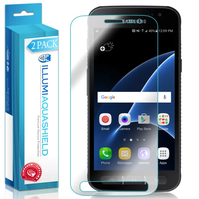 2x iLLumi AquaShield Clear Screen Protector for Samsung Galaxy XCover 4