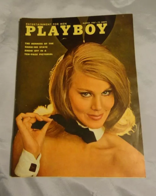 Playboy March 1967, Sharon Tate, Playmate Centerfold Fran Gerard, Bunnies, Rare