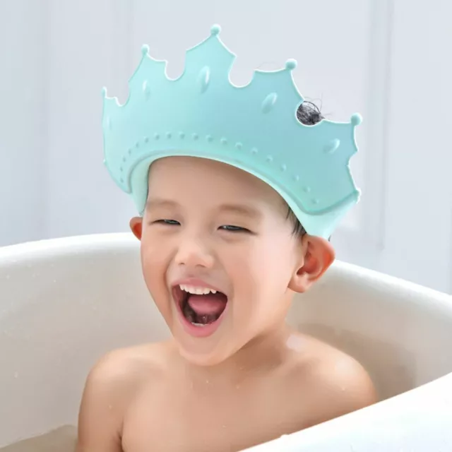 Adjustable Kids Baby Shower Cap Children  Shampoo Bath Wash Hair Shield Hat