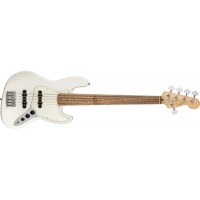 Fender Player Jazz Bass V - 5 cordes - touche Pau Ferro - Polar White