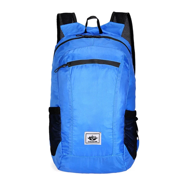 20L Large Waterproof Folding Climbing Backpack Travel Rucksack (Dark Blue) FS2#