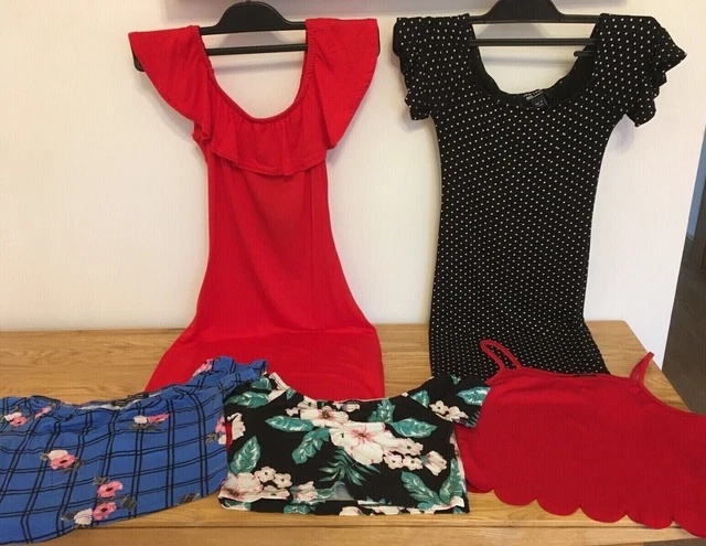 Girls Clothing Bundle Age 10-11 Yrs-PrettyLittleThing, Shein,New Look Dress/Tops