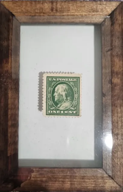 Used George Washington One Cent Green United States of America Postage Stamp