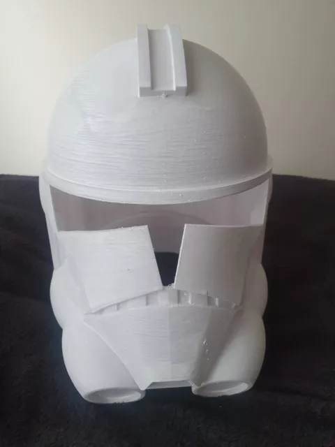 Phase 2 Clone Trooper Helmet 3D Printed Star Wars The Clone Wars