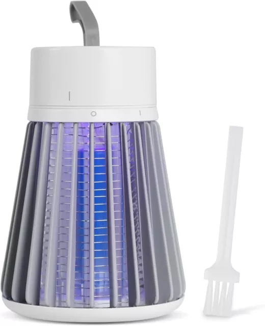 UK Electric Insect Mosquito Killer Bug Zapper Fly Pest Catcher Trap LED Lamp USB