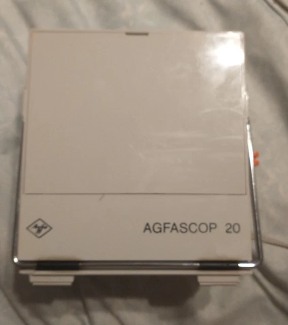 Visor de diapositivas Agfa Agfascop 20 visor de diapositivas único 35 mm 15W 6734/000 FUNCIONA