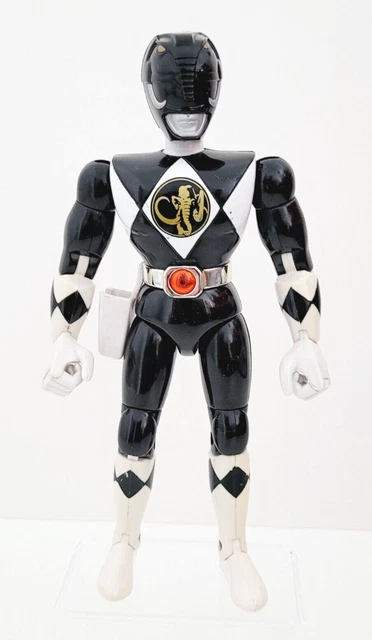 Figurine Power Rangers Black Ranger Bandai 1993 - Loose Complète Vintage