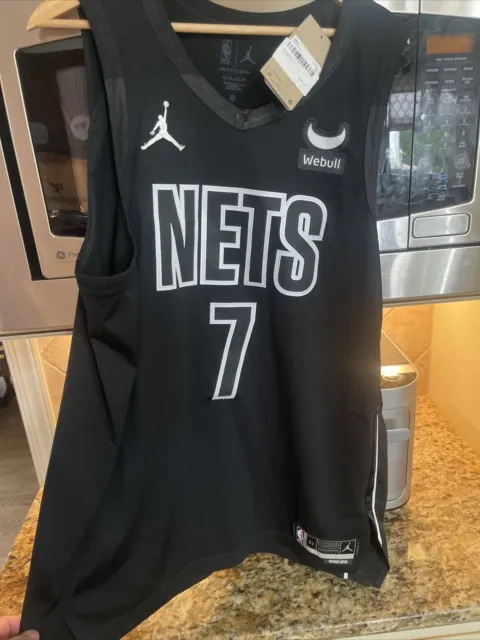 Kevin Durant Brooklyn Nets Nike Jordan Authentic Jersey Men’s 52 XL New w/ Tags