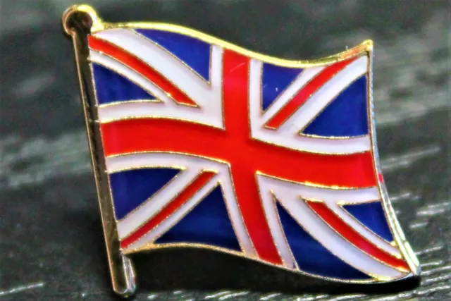 UK BRITAIN UNION JACK British Flag Metal Lapel Pin Badge *NEW*MIX & MATCH BUY 3