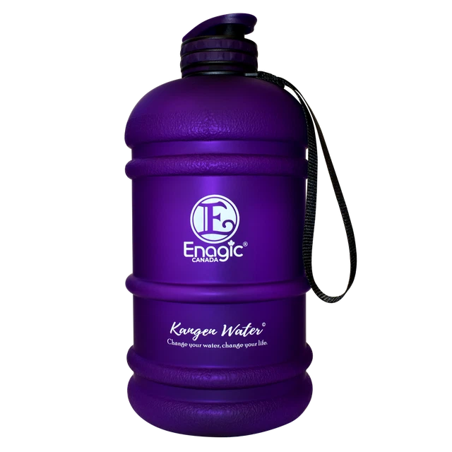 ENAGIC KANGEN LEVELUK Sports Water Bottle Half Gallon Silk Screened