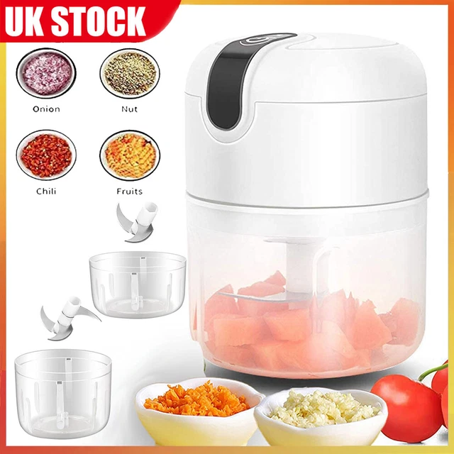 FOOD CHOPPER WIRELESS Portable Electric Garlic Chopper Blender Food