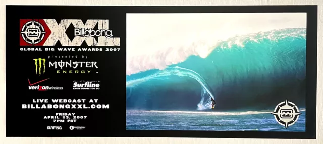 Surf poster- Billabong/Monster XXL awards 2007