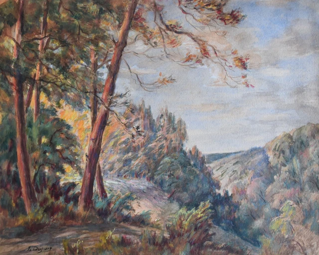 Gouache Originale De Louis Dupuis (1862-1951) - Vue De Bagnoles-de-l'Orne - Numéro 362