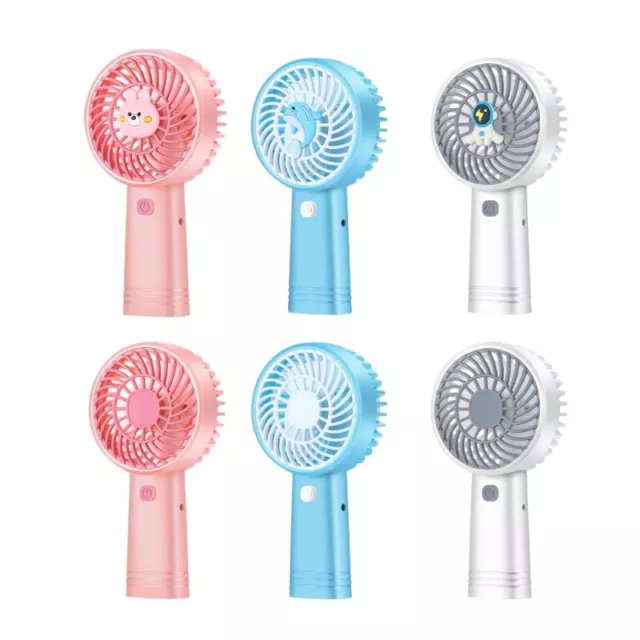 Handheld Small Pocket Fan Quiet Portable Fan USB Rechargeable Mini Table Fan