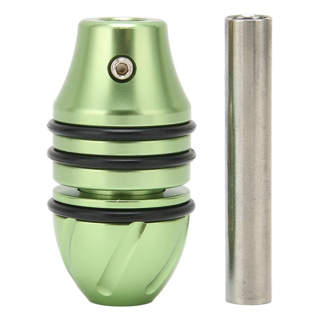 Tubo de agarre para tatuajes antideslizante de 24 mm verde - accesorio para tatuajes