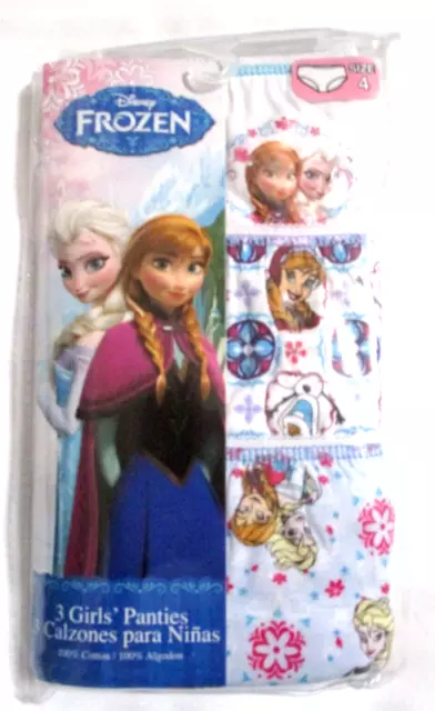NWT Disney Frozen 2 Elsa Anna Olaf Girls Panties Underwear 7 pairs pack  size 6
