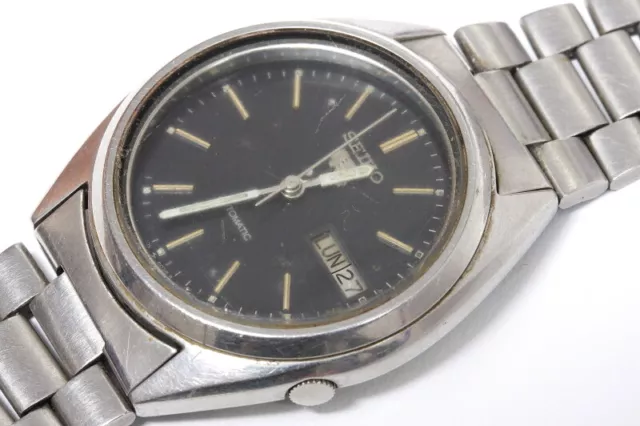 SEIKO 7009-3040 AUTOMATIC watch runs/stops,for repairs or for parts -13583  EUR 26,50 - PicClick FR