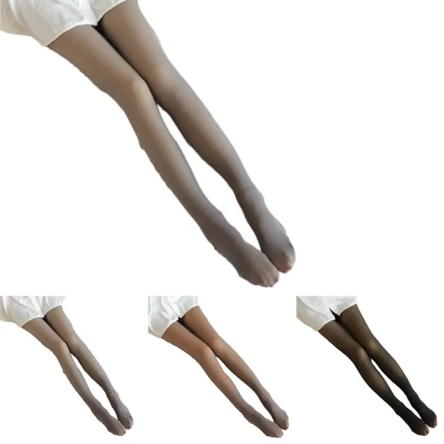 leggings thermiques extensibles pour femmes collants en polaire d'hiver chauds c