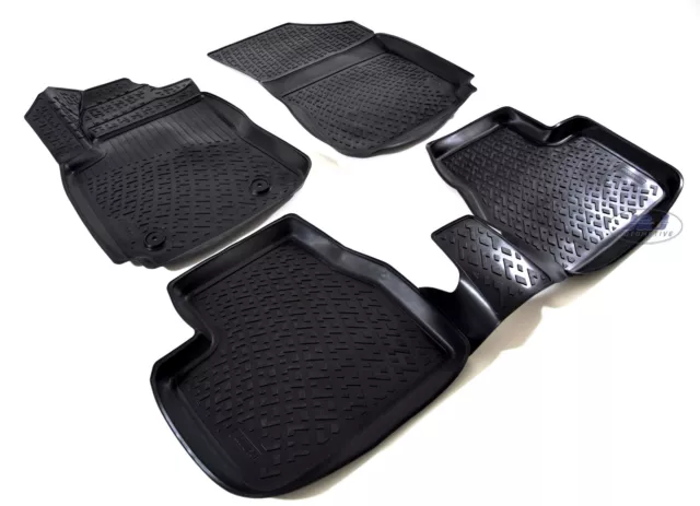 3D EXCLUSIVE TAPIS DE SOL EN CAOUTCHOUC pour CITROEN C4 CACTUS depuis 2014 4pcs