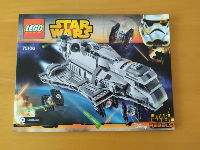 Lego 75106 Plan Instruction Notice Star Wars 75106 Imperial Assault Carrier