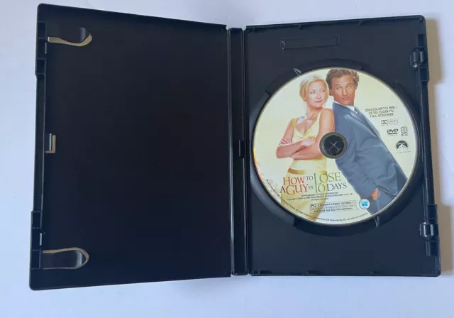 How to Lose a Guy in 10 Days 2003 DVD Kate Hudson Matthew McConaughey Romcom 3