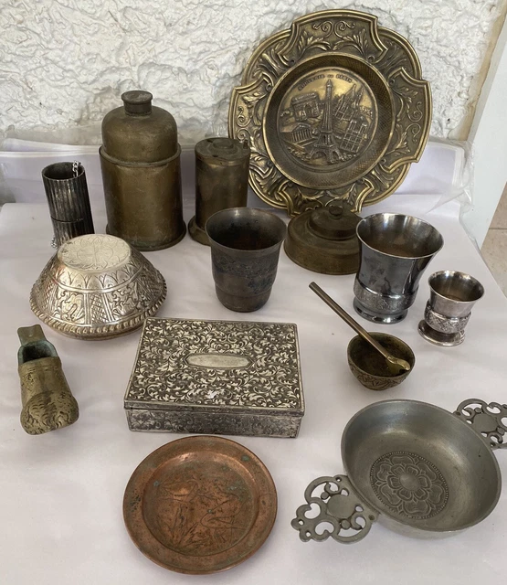 Lot De Bijoux Anciens Et Fantaisie 503 Grammes, Argenté, Vintage, Métaux Variés
