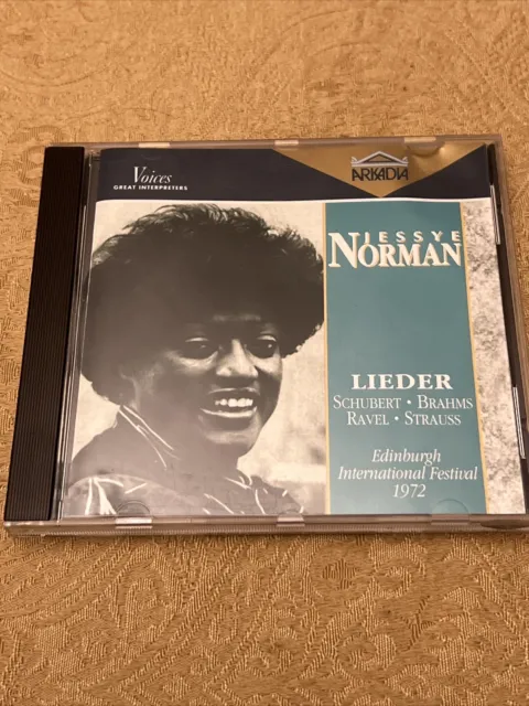 Jessye Norman Cd (1994) Lieder, Schubert Edinburgh International Festival 1972