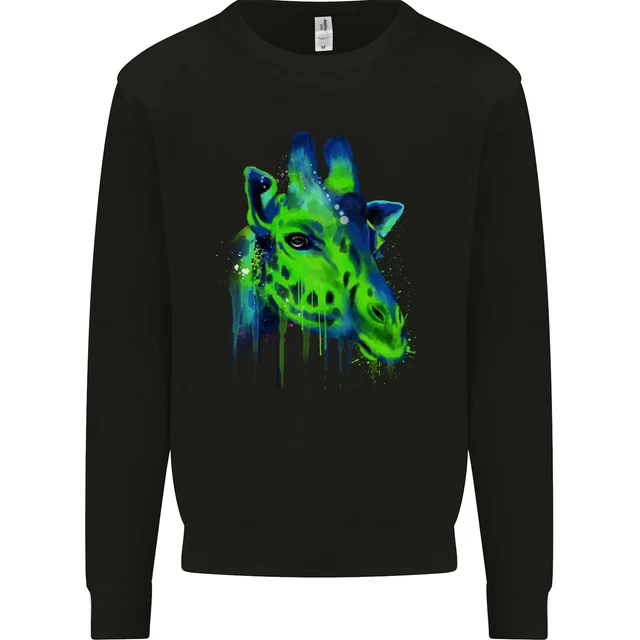 Giraffe Watercolour Kids Sweatshirt Jumper