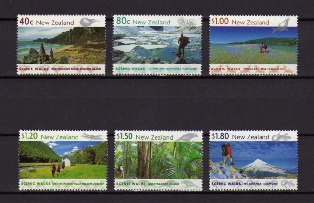 12013) New Zealand 1999 Scenic Walks - MNH