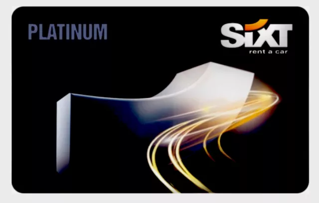 SIXT/Sixt Car Rental/Platinum Status For 1-Year